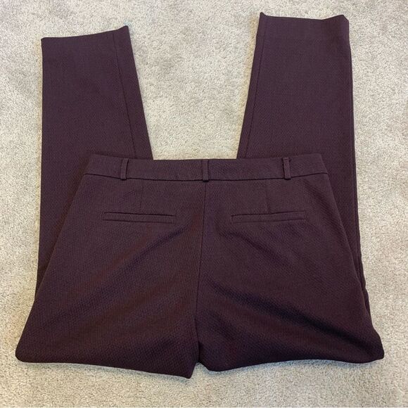 Banana Republic maroon Reegan mid rise slim fit pants Sz 6 - Picture 4 of 12